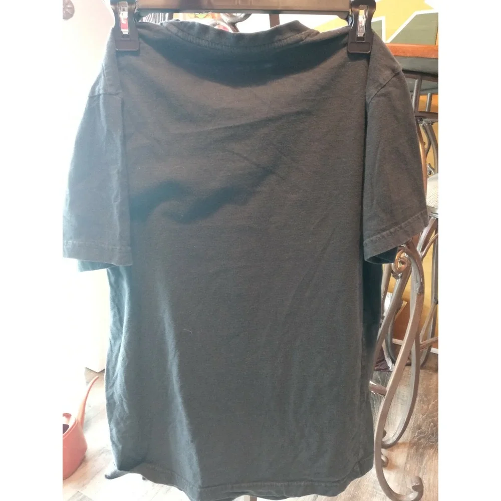 Adidas T-Shirt Men's Medium Skater Style Retro Vintage Look, Black White Letters